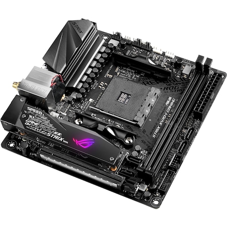 Asus Amd X470 Itx Gaming Motherboard w/ M.2 Heatsink, Aura Sync Rgb Led ROG STRIX X470-I GAMING